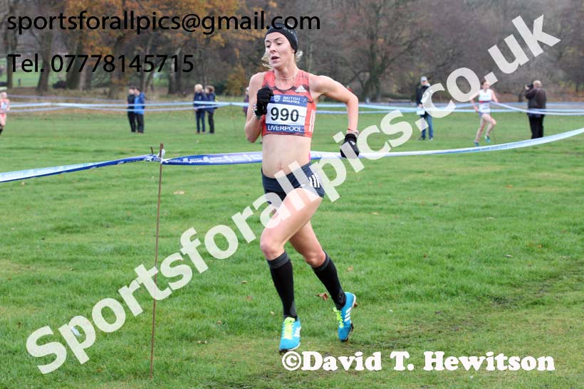 Senior womens British Athletics Liverpool Cross Challenge, Sefton Park, Liverpool. Photo:  David T. Hewitson/Sports for All Pics